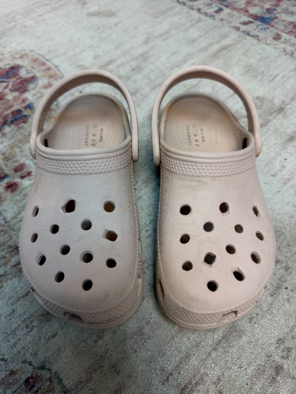 CROCKS Kids Girls Pink Size 13 Childern In Great Shape!